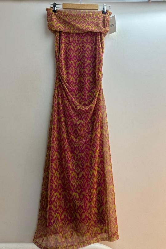 Maxi dresses Women Green water Loriane 9573 Efashion Paris