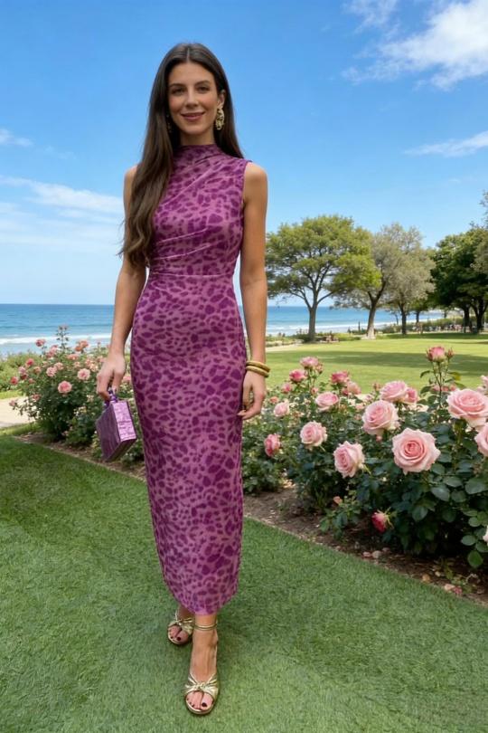 Robes longues Femme Kaki Loriane 6471L/22098L Efashion Paris