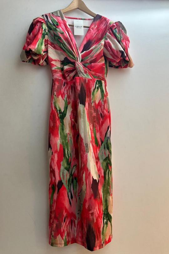 Abiti al polpaccio Donna Pink Loriane 10059A Efashion Paris