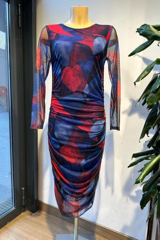 Abiti al polpaccio Donna Mauve Loriane 10354G Efashion Paris