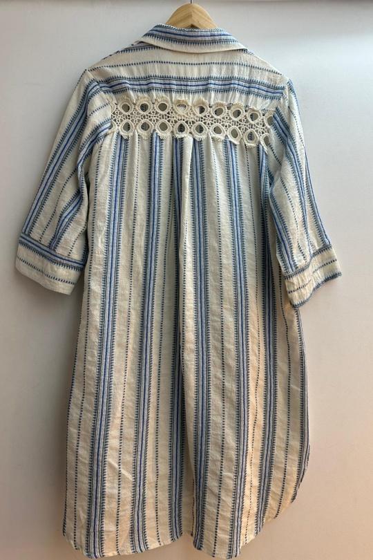 Short dresses Women Blue Loriane 15426 Efashion Paris