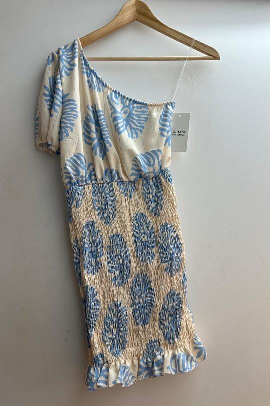 Robes courtes Femme Vert d eau Loriane 6593 Efashion Paris