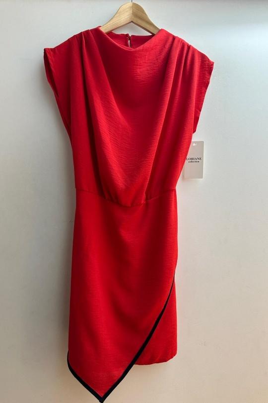 Jumpsuits Women Red Loriane 6587 Efashion Paris