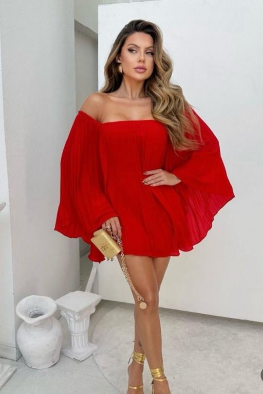 Combinaisons Femme Rouge Loriane 7062 Efashion Paris