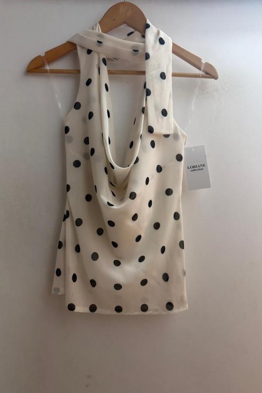 Top Donna Cream Loriane 7827 Efashion Paris