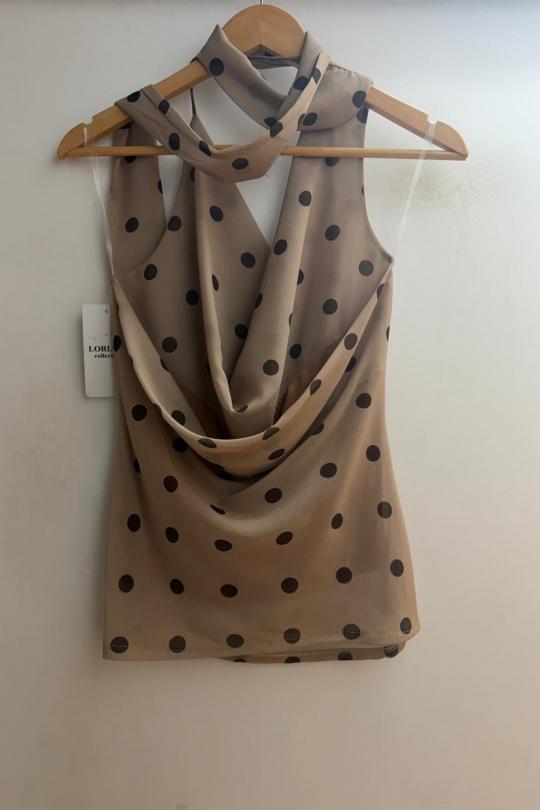 Top Donna Cream Loriane 7827 Efashion Paris