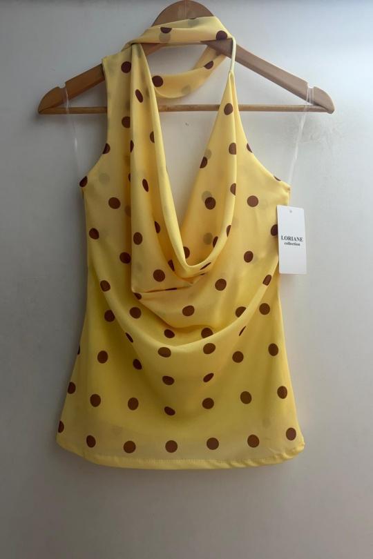 Top Donna Cream Loriane 7827 Efashion Paris