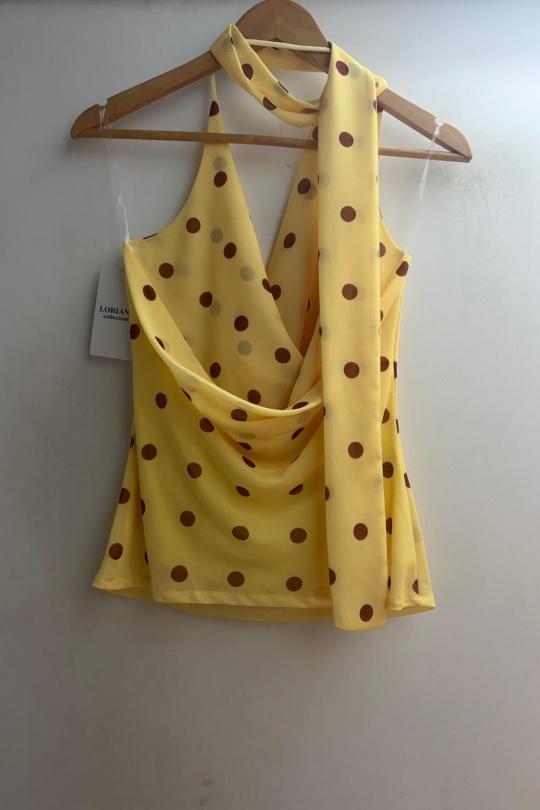 Top Donna Cream Loriane 7827 Efashion Paris