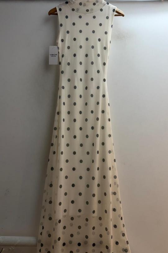 Abiti maxi Donna Cream Loriane 6471P Efashion Paris