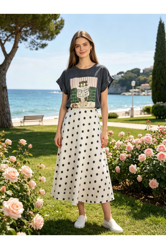 Skirts Women Taupe Loriane 10480P Efashion Paris