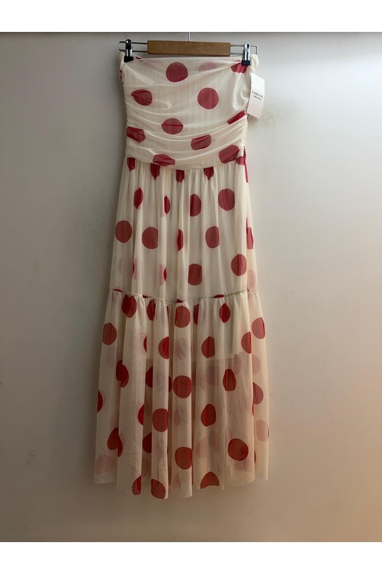 Robes mi-longues Femme Blanc Loriane 10820 Efashion Paris