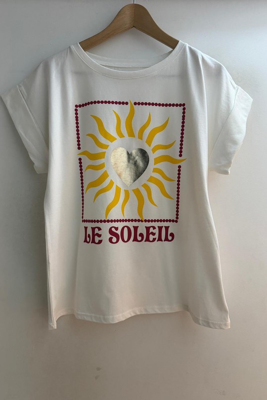 T-shirts Femme Blanc Loriane 17375 Efashion Paris