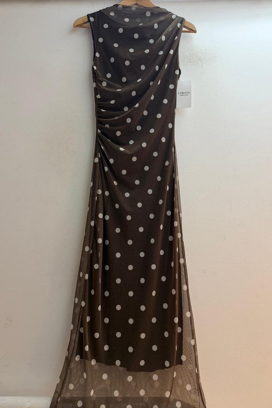 Robes longues Femme Rose Loriane 6471P Efashion Paris