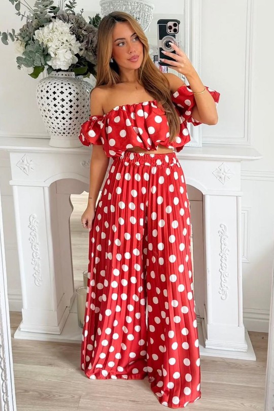 Ensembles Femme Rouge Loriane 10102P Efashion Paris