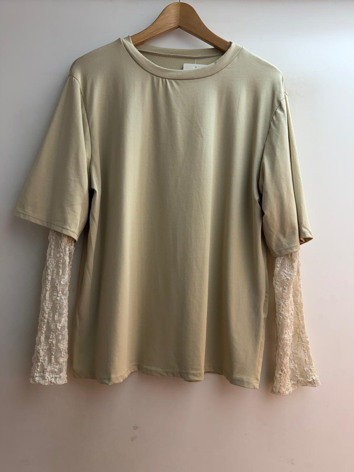 T-shirts Femme Beige Loriane 10588 #c Efashion Paris