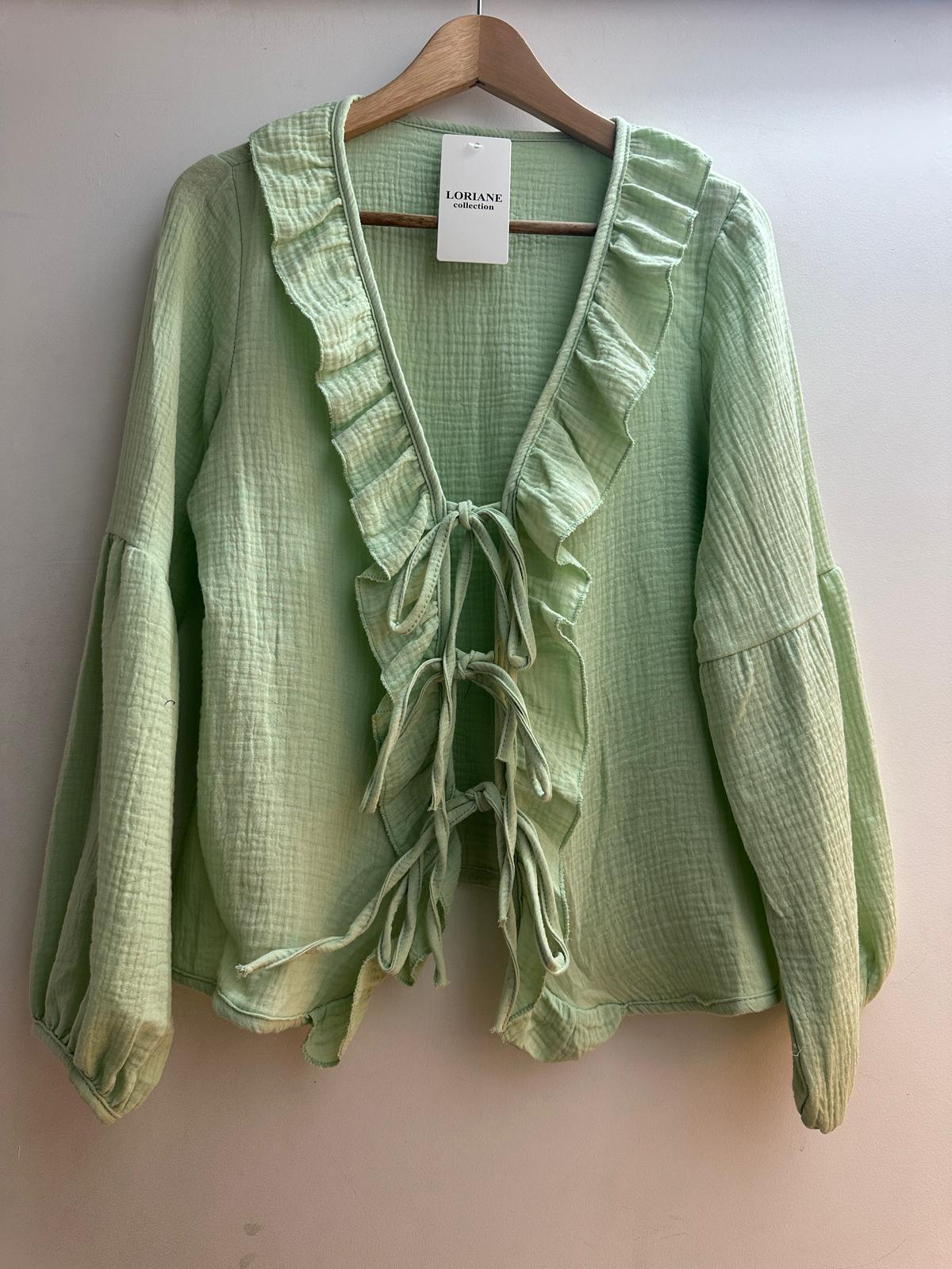 Tops Femme Vert d eau Loriane 9689 #c Efashion Paris