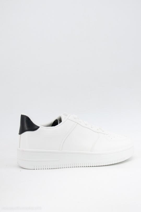 Baskets Chaussures Blanc/noir SUREDELLE D-KM-27 Efashion Paris