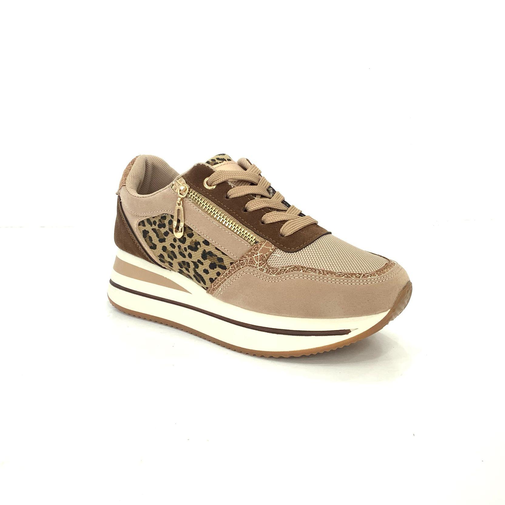 Baskets Chaussures Taupe SUREDELLE KS-018 #c Efashion Paris