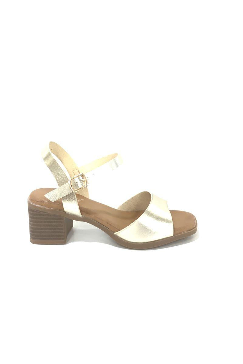Sandales Chaussures Or SUREDELLE JJ-17 #c Efashion Paris