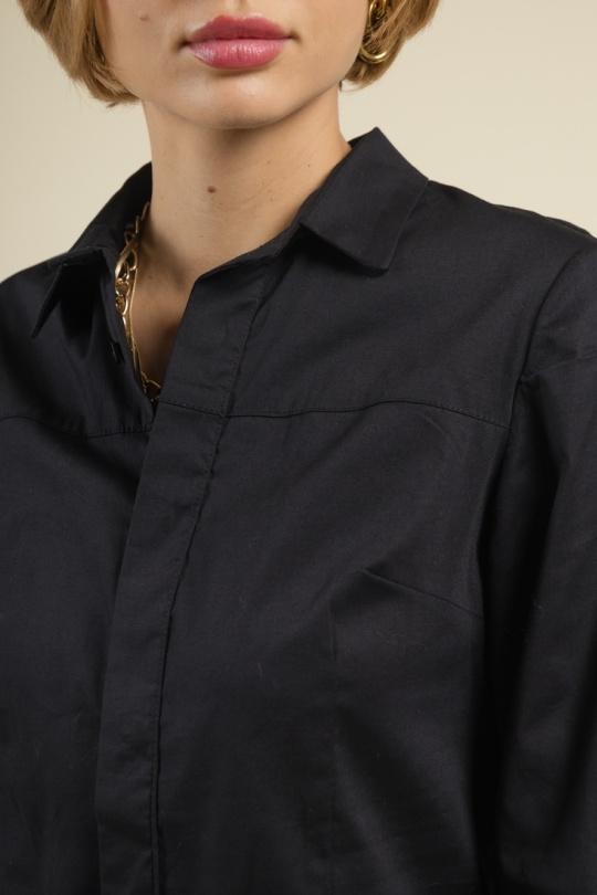 Shirts Women Black YOU UDRESS SORIZA NOIR Efashion Paris