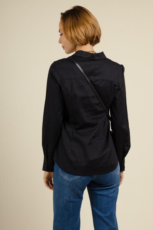 Shirts Women Black YOU UDRESS SORIZA NOIR Efashion Paris