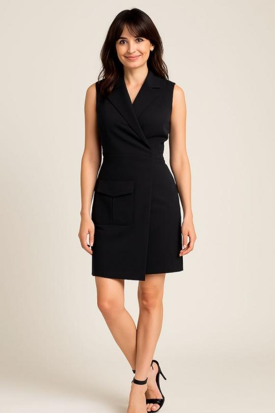 Vestidos cortos Mujer Black YOU UDRESS TAPECH Efashion Paris