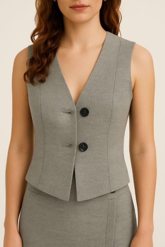 Gilets Femme Gris clair YOU UDRESS POLI-YU Efashion Paris