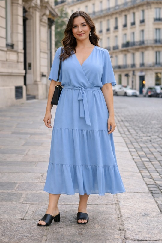 Maxi dresses Women Blue YOU UDRESS QALIOR- standard size #c Efashion Paris