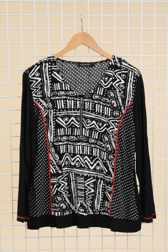 Blusones Mujer Black/white FLORESSE 81130 Efashion Paris