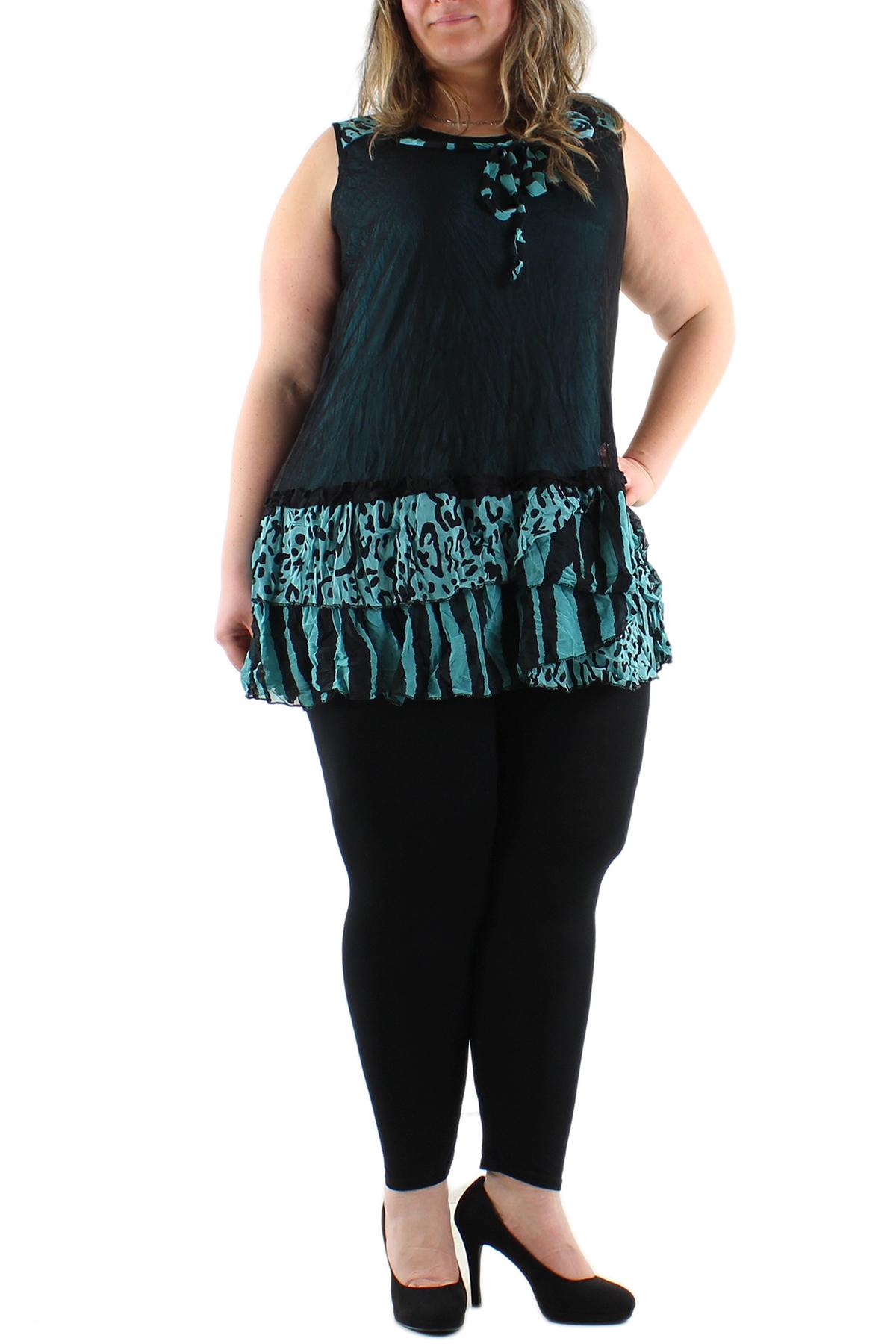 Tunics Women Turquoise FLORESSE 5259 #c Efashion Paris