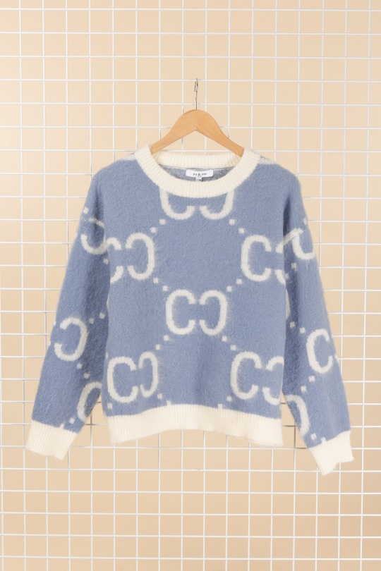 Pulls Femme Noir yu&me LM0553 Efashion Paris