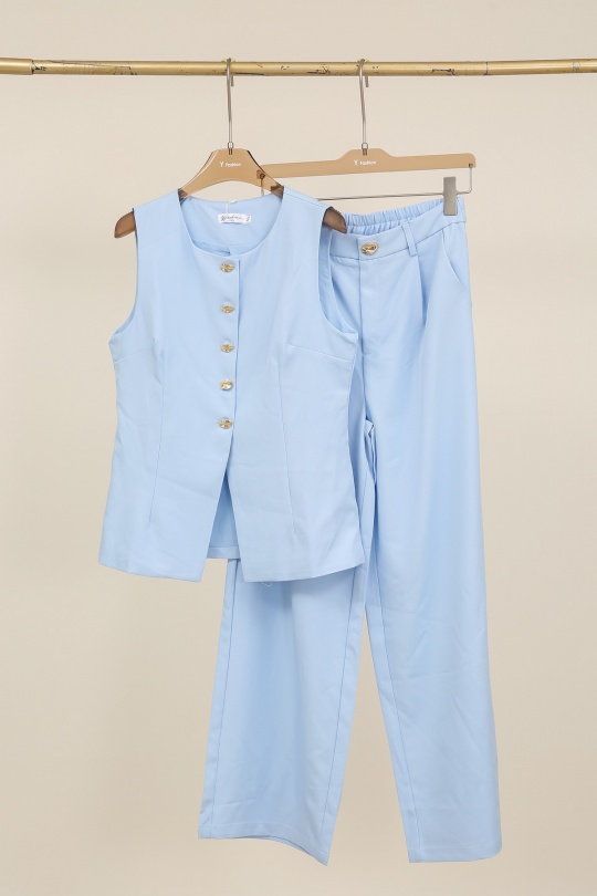 Ensembles Femme Jaune clair YFASHION D2601 Efashion Paris