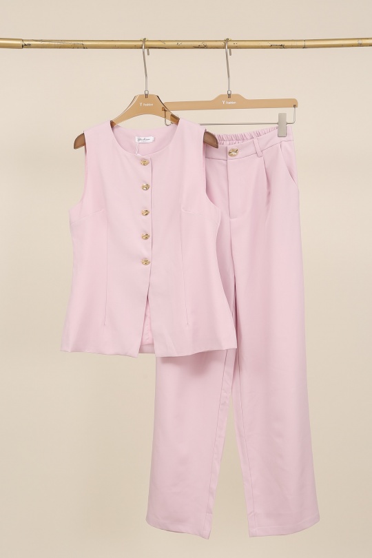 Ensembles Femme Jaune clair YFASHION D2601 Efashion Paris