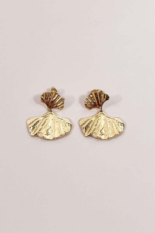 Earings Accessories Gold Aesmée 812998 BO Efashion Paris