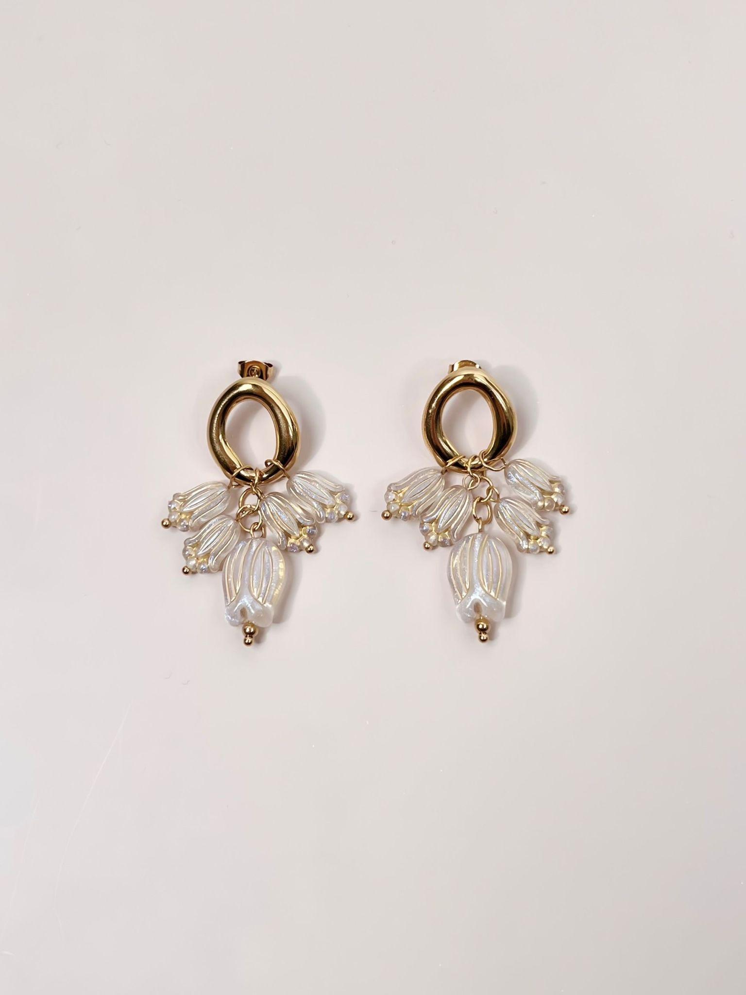Boucles d'oreilles Accessoires Or Aesmée 813151 BO #c Efashion Paris
