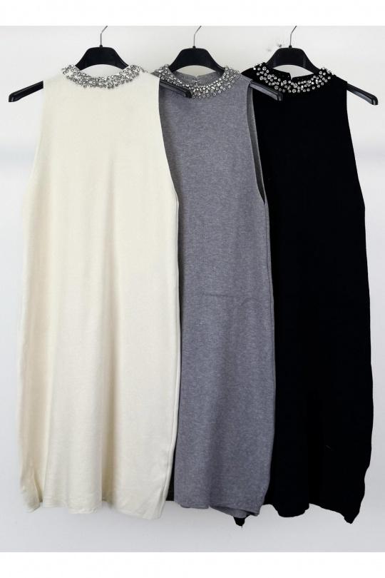Vestidos cortos Mujer Black AZALEA 5370 Efashion Paris
