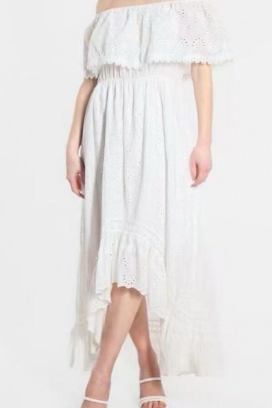 Midi dresses Women White AZALEA 18062 Efashion Paris
