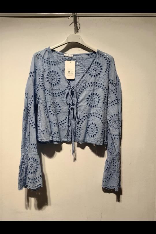 Tops Women Azure  / Blue AZALEA 25553 Efashion Paris