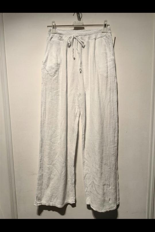 Pantalons Femme Bleu ciel / Bleu AZALEA 24257 Efashion Paris