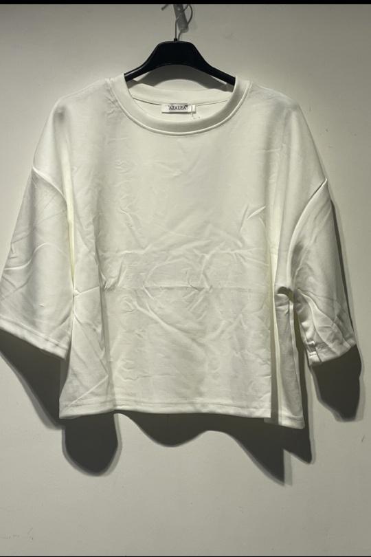 T-shirts Femme Blanc AZALEA 24102 Efashion Paris