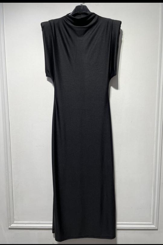 Robes longues Femme Noir AZALEA 1687 Efashion Paris