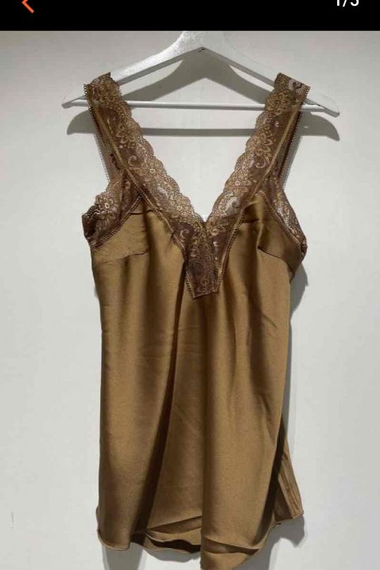 Camisetas sin mangas Mujer Brown AZALEA 9823 Efashion Paris