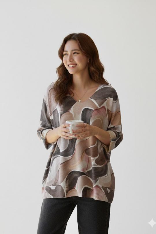 Tops Femme Noir Miss Azur EFP20661 Efashion Paris