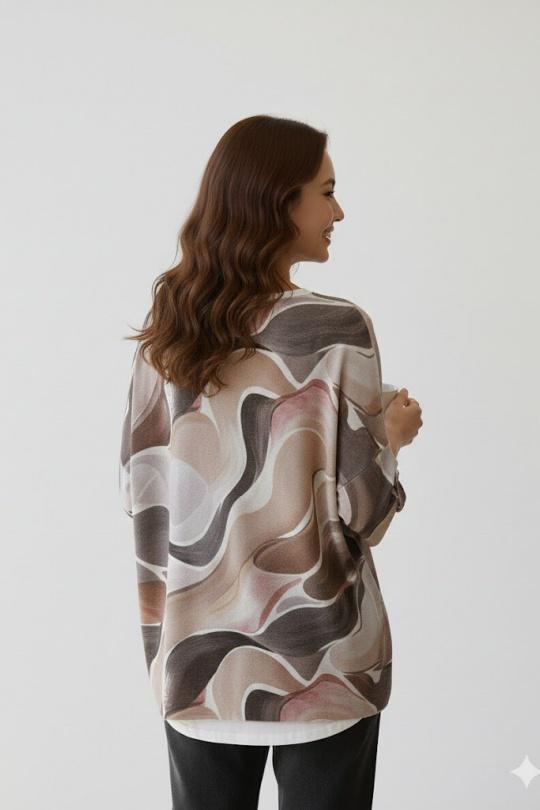 Tops Femme Noir Miss Azur EFP20661 Efashion Paris