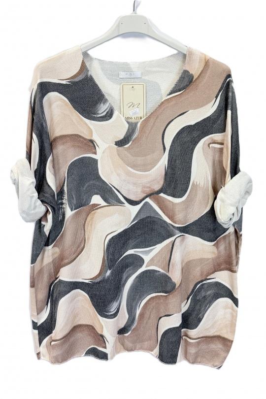 Tops Femme Noir Miss Azur EFP20661 Efashion Paris