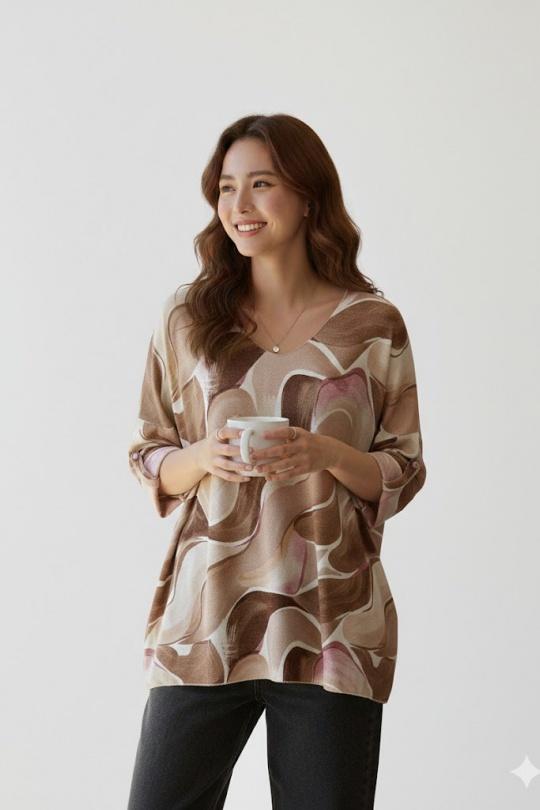 Tops Femme Noir Miss Azur EFP20661 Efashion Paris