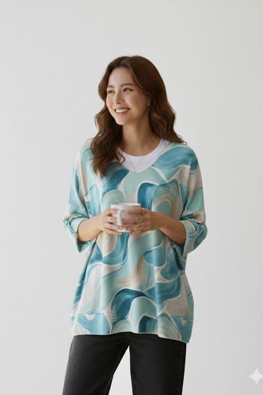 Tops Femme Noir Miss Azur EFP20661 Efashion Paris