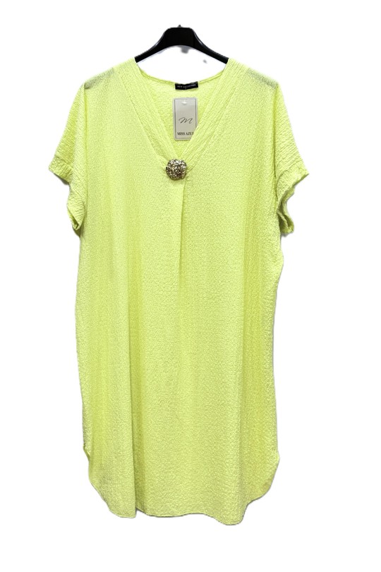 Robes mi-longues Femme Rose Miss Azur EFP8701 Efashion Paris