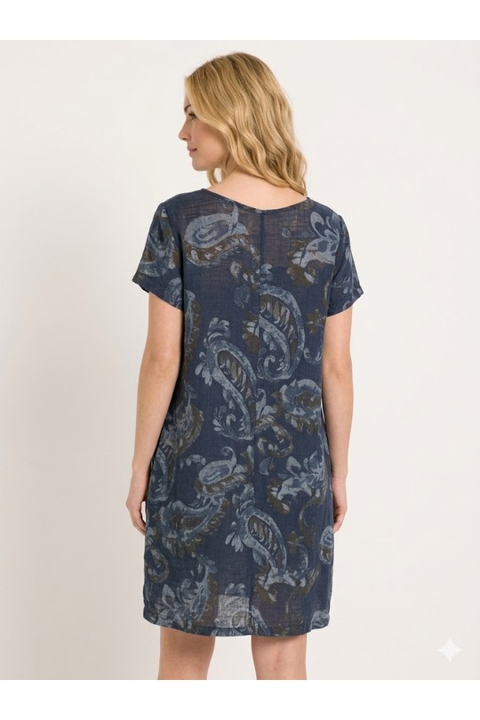 Robes courtes Femme Jaune Miss Azur efp0122 Efashion Paris