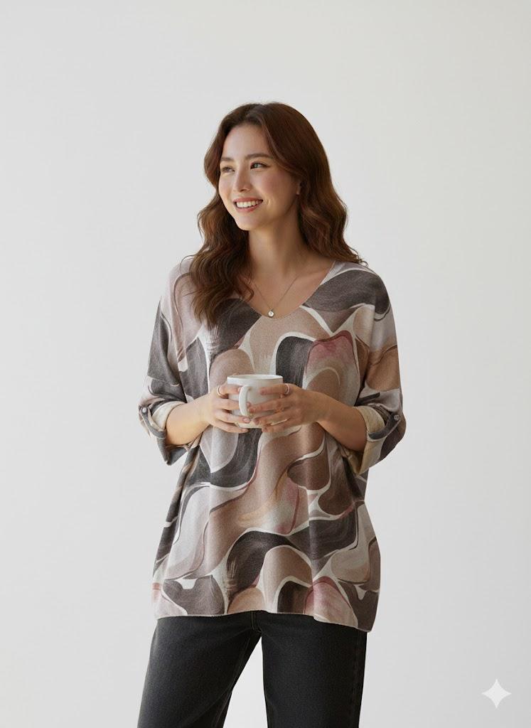 Tops Femme Noir Miss Azur EFP20661 #c Efashion Paris